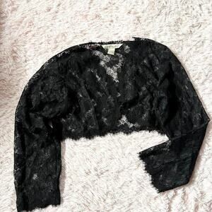 Whimsygoth Dark Fairy Academia Romantic Lolita Lace Coquette Scalloped Bolero